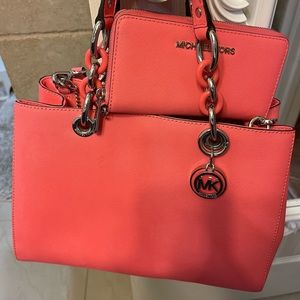 Michael Kors Handbag and Wristlet wallet